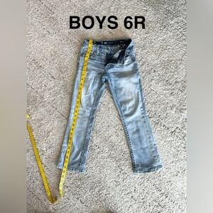 Boys 6R BKE Conner Bootcut Faded Blue Jeans